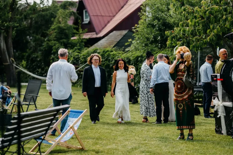 Wesele w stylu boho, ślub cywilny na łodzi – Kasia i Przemek